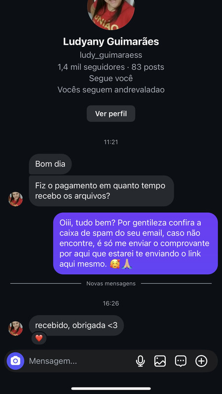 Depoimento de Ludiany Guimarães